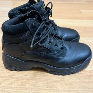 Black tactical boots/Size 10